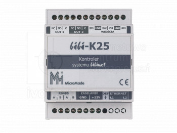 bibi-K25 Kontroler dostępu dla 8 przejść